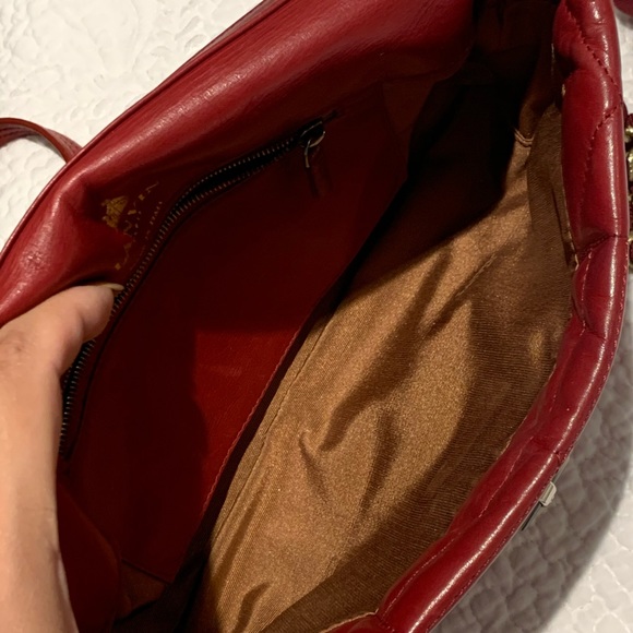 Lanvin Burgundy Leather Quilted Happy Bag - Picture 4 of 4